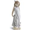 Lladrò LLADRO' Figurina Bimba Amica Delle Farfalle 21x8cm Porcellana