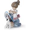 Lladrò LLADRO' Figurina Bimba Un Tocco D'Eleganza 15x13cm Porcellana