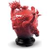 Lladrò LLADRO' Vaso la Fenice e Il Drago 32x28cm Porcellana