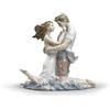 Lladrò LLADRO' Figurina Coppia L'Ebbrezza Dell'Amore 31x33cm Porcellana