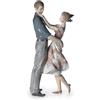 Lladrò LLADRO' Figurina Coppia Incontro Felice 30x14cm Porcellana