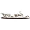 Lladrò LLADRO' Scultura Savana Africana Animali Selvatici 29x120cm Porcellana
