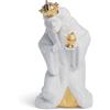 Lladrò LLADRO' Figurina Natività Re Melchiorre Lustro Oro 24x16cm Porcellana
