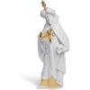 Lladrò LLADRO' Figurina Natività Re Baldassarre Lustro Oro 33x15cm Porcellana