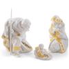 Lladrò LLADRO' Figurina Natività Bianco Natale Lustro Oro 22x44cm Porcellana