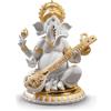 Lladrò LLADRO' Figurina Ganesha con Veena Lustro Oro 23x19cm Porcellana
