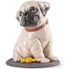 Lladrò LLADRO' Scultura Puppie Pug 24x20cm Porcellana