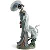 Lladrò LLADRO' Figurina Donna Ritratto Giapponese 39x25cm Porcellana