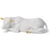 Lladrò LLADRO' Figurina Natività Bue Lustro Oro 7x22cm Porcellana