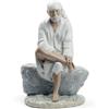 Lladrò LLADRO' Figurina Sai Baba 26x18cm Porcellana