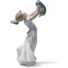 Lladrò LLADRO' Figurina Bimba Diventeremo Grandi Amici 22x12cm Porcellana