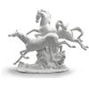 Lladrò LLADRO' Figurina Cavalli 30x38cm Porcellana