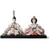 Lladrò LLADRO' Scultura Hina Dolls Incisione Floreale Serie Limitata 26x41cm Porcellana