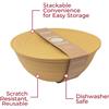 Guzzini Tierra Contenitore con coperchio giallo senape Ø 30x13 cm cod.175001206