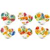 Excelsa set 18 Servizio piatti tavola porcellana decorata Blooming cod.67378