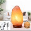 BOSALLA Lampada di sale naturale dell'Himalaya - 1,5/2 kg + portacandela in regalo - raccomandato Feng Shui