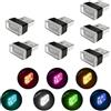 LEZED 7 luci USB per auto, illuminazione interna a LED, USB, per auto, laptop (7 colori: blu ghiaccio, rosso, rosa, viola, giallo, verde, blu, bianco).