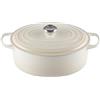 Le Creuset Cocotte ovale Evolution in ghisa vetrificata, diameter 31 cm, Meringue, 21178317164430