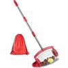 Yangers 57 Pollici Regolabile Rullo Raccoglitore di Noci Raccoglitore di Frutta Telescopico con Uscita, Frullatrice Strumento da Giardino Fruit Picker per Pecan Granchio Castagno Ghiande Palle Golf