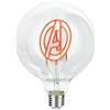 Paladone, Lampadina neon a LED decorativa Marvel Avengers con attacco a vite E27, per lampade con compatibilità Edison, regalo da collezione supereroi con licenza ufficiale, per camere da letto, case