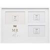 Lesser & Pavey Cornice portafoto Mr & Mrs Collage per regalo, graziose cornici per ricordi indimenticabili, ideale per occasioni speciali