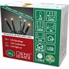 Konstsmide 6350 - 520/Catena micro LED luce/per interni (IP20)/10 diodi colorati/24 V Trasformatore da interno/cavo verde scuro
