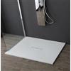 Grandform/Kinedo Piatto Doccia Ardesia Plus 110x80 in 6 Colori - Colore : Bianco Matt - Piletta: Piletta di Serie Doubleface