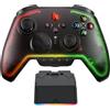 BIGBIG WON Controller wireless, BIGBIG WON Controller per PC Rainbow 2 Pro Giroscopio a 6 assi, Trigger effetto Hall, Joystick ALPS Gamepad per PC Windows/Android/iOS/Switch Pro Controller con dock di ricarica