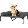 BingoPaw Brandina per cani Taglia Media: Letto per cani Lettino Rialzato da Campeggio Cuccia cane Interno Esterno per animali domestici fino a 20 kg Con bordo per Estate Inverno 90x70x18cm