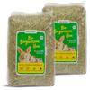 Heu-Heinrich® Fieno biologico di montagna del Parco Naturale della Turingia Foresta - Lettiera e mangime per roditori, conigli, porcellini d'India, criceti, conigli (2 x 4 kg)