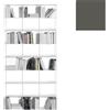 KRIPTONITE libreria da parete KROSSING 100 x H 200 cm - 9x04M10F+64x04T25F