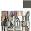 KRIPTONITE libreria da parete KROSSING 133 x H 100 cm - 5x04M13F+40x04T25F