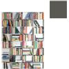 KRIPTONITE libreria da parete KROSSING 133 x H 200 cm - 05X4BF+7x05Y4BF