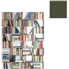 KRIPTONITE libreria da parete KROSSING 133 x H 200 cm - 05X4BG+7x05Y4BG