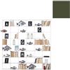 KRIPTONITE libreria da parete KROSSING 200 x H 200 cm - 9x04M20G+112x04T25G