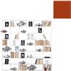 KRIPTONITE libreria da parete KROSSING 200 x H 200 cm - 9x04M20H+112x04T25H