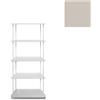 KRIPTONITE libreria da parete KROSSING MAXI H 109 cm con base per appoggio a terra - 1x07B05E+4x07M05E+16x07T26E
