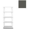 KRIPTONITE libreria da parete KROSSING MAXI H 109 cm con base per appoggio a terra - 1x07B05F+4x07M05F+16x07T26F