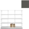 KRIPTONITE libreria da parete KROSSING MAXI H 109 cm con base per appoggio a terra - 1x07B15F+4x07M15F+32x07T26F