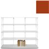 KRIPTONITE libreria da parete KROSSING MAXI H 109 cm con base per appoggio a terra - 1x07B15H+4x07M15H+32x07T26H