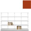 KRIPTONITE libreria da parete KROSSING MAXI H 109 cm con base per appoggio a terra - 1x07B20H+4x07M20H+40x07T26H