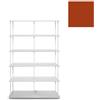 KRIPTONITE libreria da parete KROSSING MAXI H 135 cm con base per appoggio a terra - 1x07B10H+5x07M10H+30x07T26H