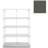 KRIPTONITE libreria da parete KROSSING MAXI H 137 cm con base per appoggio a terra - 1x07B10F+4x07M10F+24x07T33F