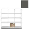 KRIPTONITE libreria da parete KROSSING MAXI H 137 cm con base per appoggio a terra - 1x07B15F+4x07M15F+32x07T33F