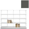 KRIPTONITE libreria da parete KROSSING MAXI H 137 cm con base per appoggio a terra - 1x07B20F+4x07M20F+40x07T33F