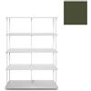 KRIPTONITE libreria da parete KROSSING MAXI H 137 cm con base per appoggio a terra - 1x07B10G+4x07M10G+24x07T33G