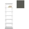 KRIPTONITE libreria da parete KROSSING MAXI H 161 cm con base per appoggio a terra - 1x07B05F+6x07M05F+24x07T26F