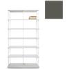 KRIPTONITE libreria da parete KROSSING MAXI H 161 cm con base per appoggio a terra - 1x07B10F+6x07M10F+36x07T26F