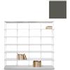 KRIPTONITE libreria da parete KROSSING MAXI H 161 cm con base per appoggio a terra - 1x07B20F+6x07M20F+60x07T26F