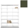 KRIPTONITE libreria da parete KROSSING MAXI H 161 cm con base per appoggio a terra - 1x07B15G+6x07M15G+48x07T26G